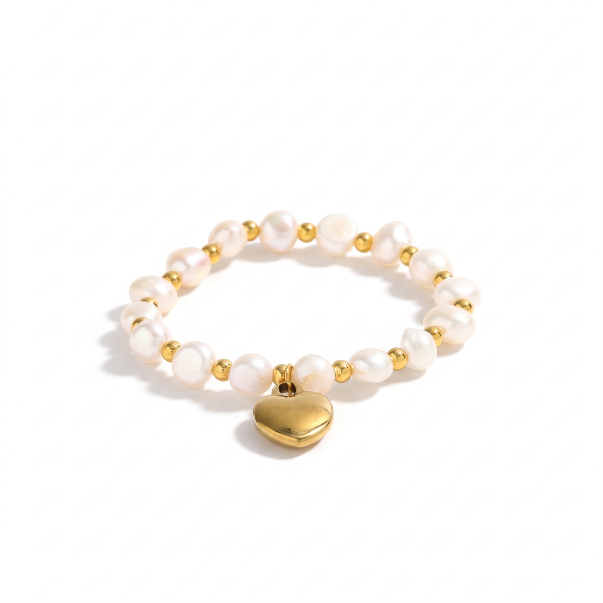 Pearl Heart Bracelet