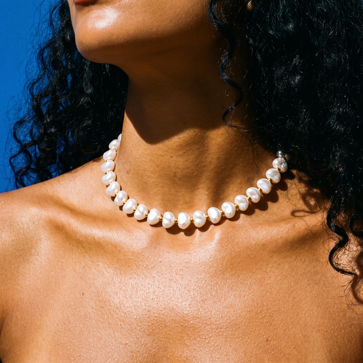 Chunky Pearl Choker