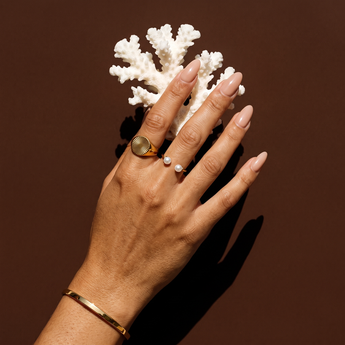 Open Pearl Ring