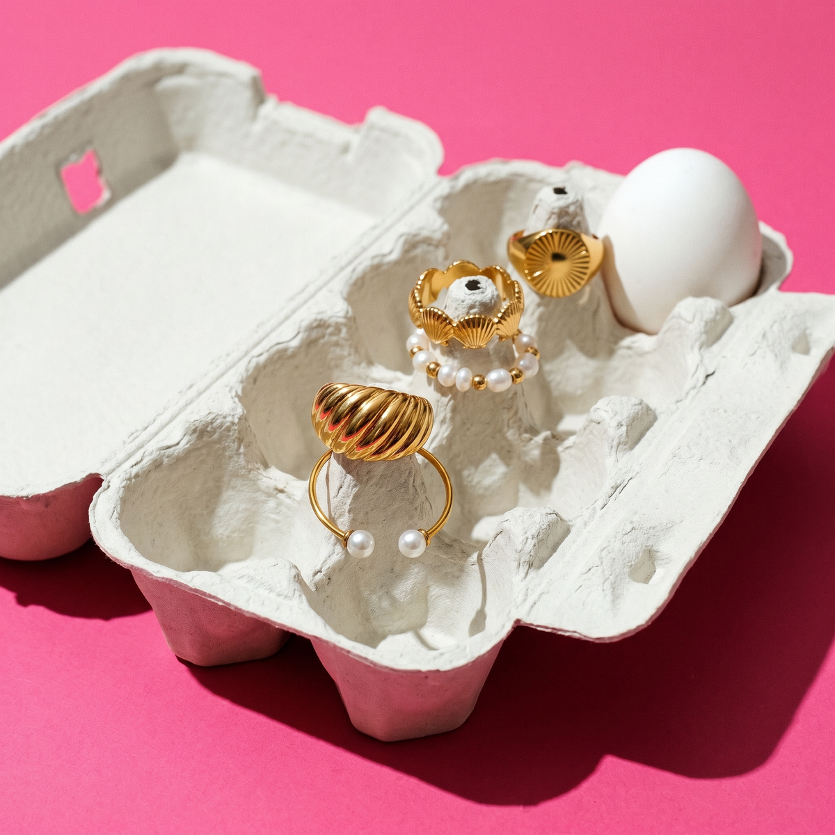 Open Pearl Ring
