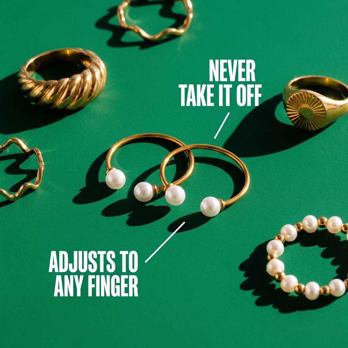 Open Pearl Ring