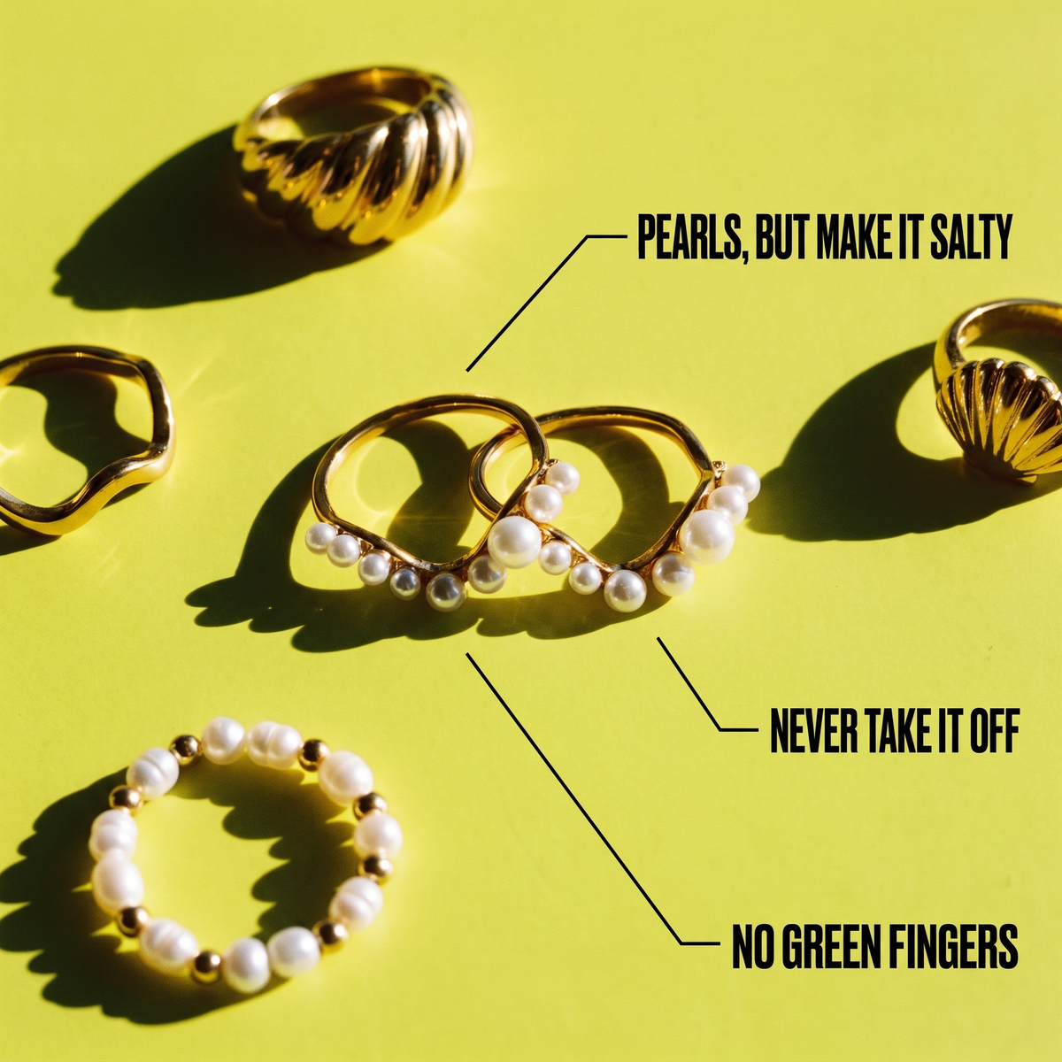 Pearl Curve Ring
