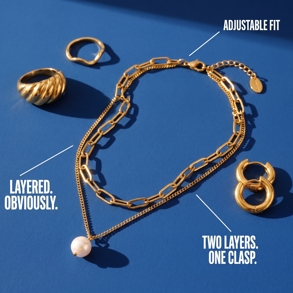 Layered Pearl Necklace