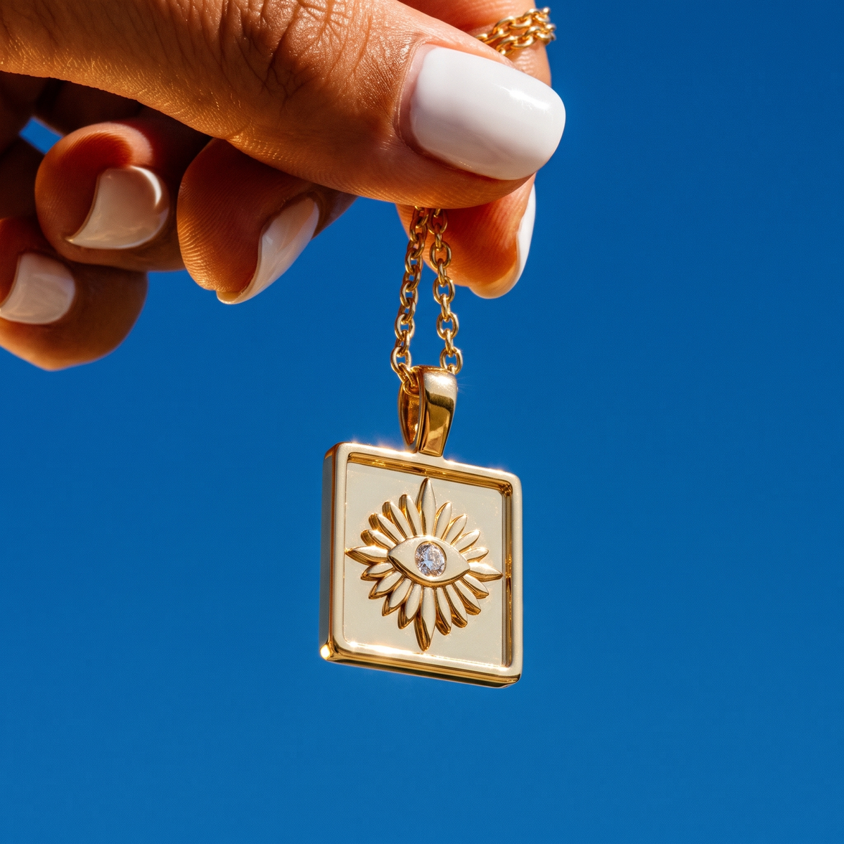 Golden Eye Necklace