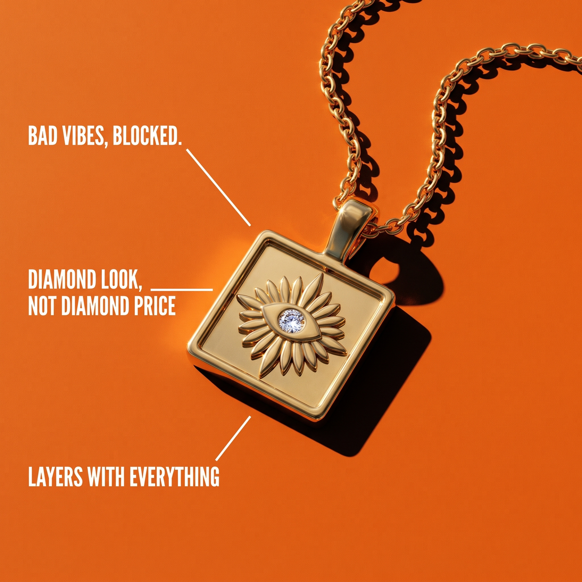 Golden Eye Necklace