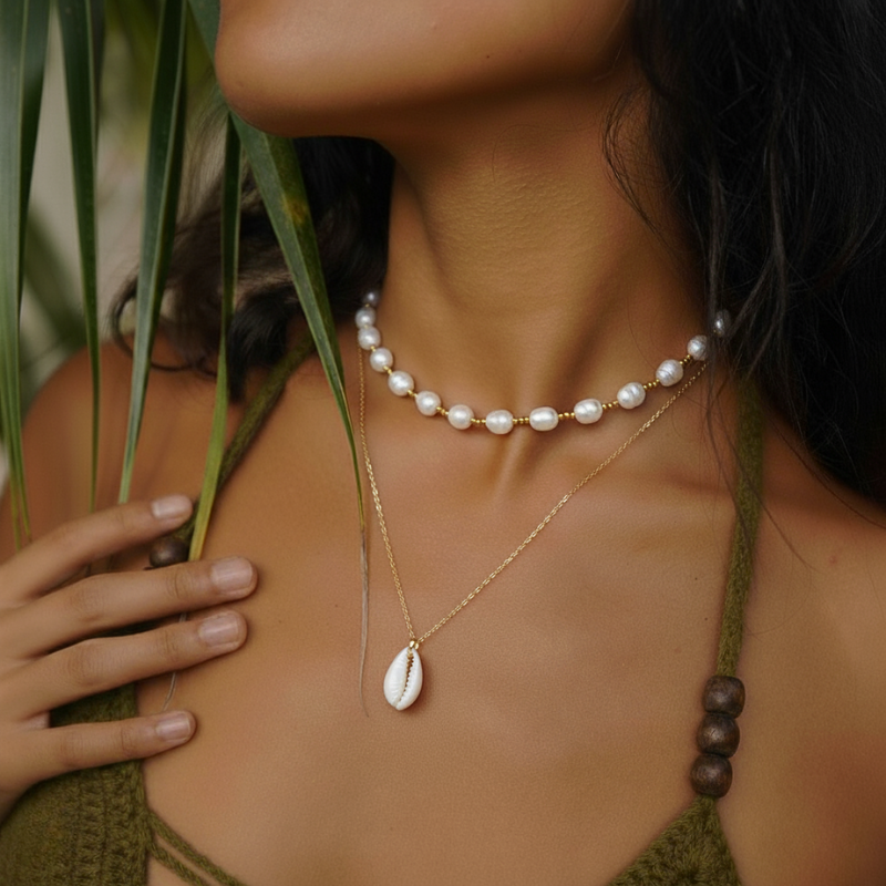 Pearl Bead Choker