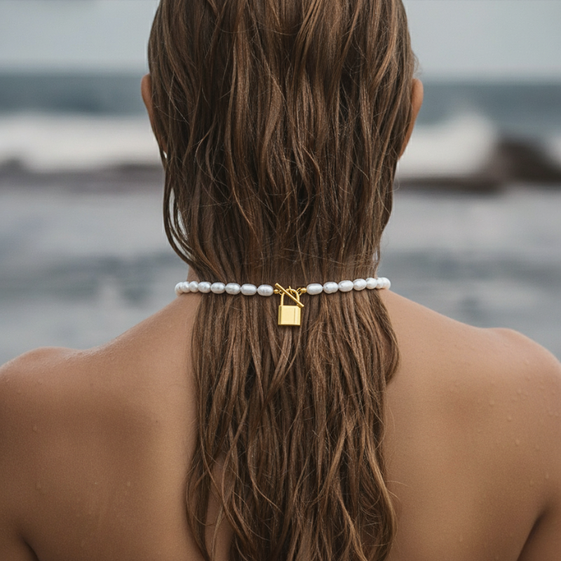 Pearl Lock Choker