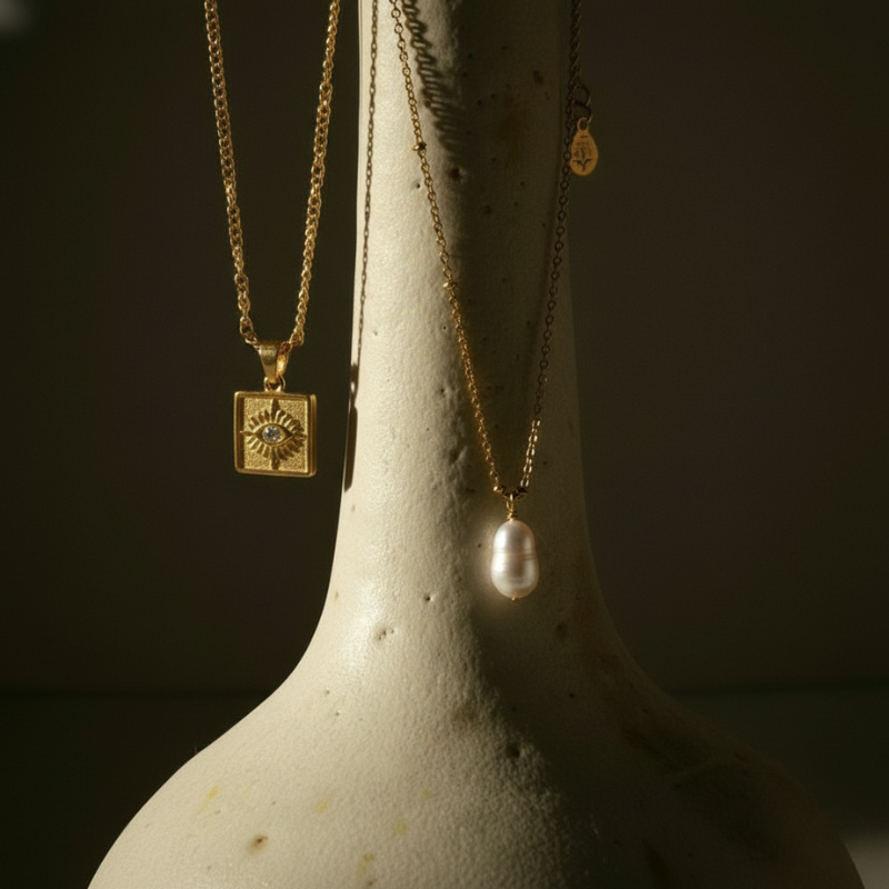 Golden Eye Necklace