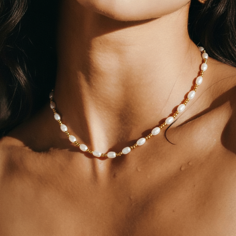 Pearl Bead Choker