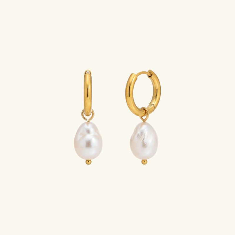 Pearl Hoops
