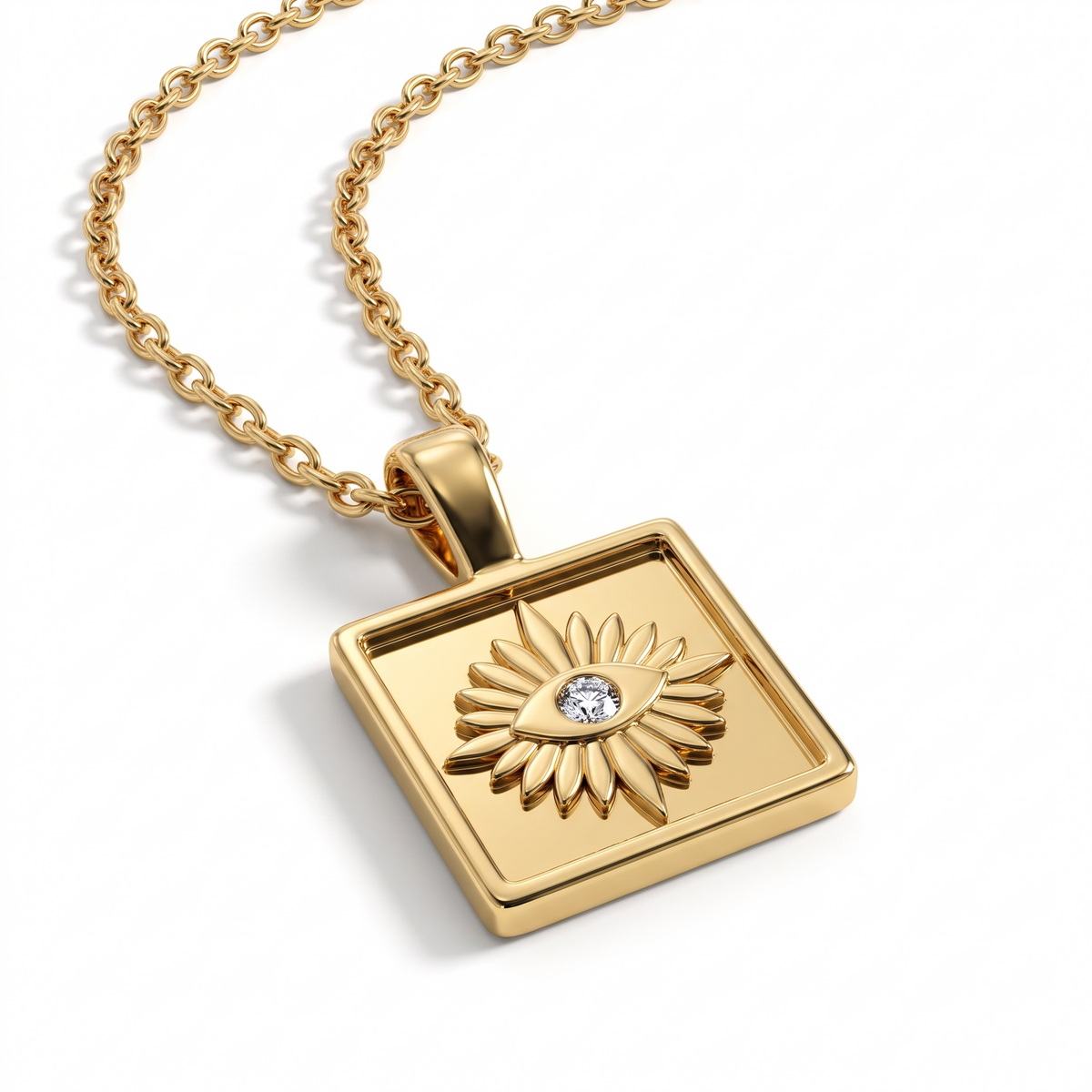 Golden Eye Necklace