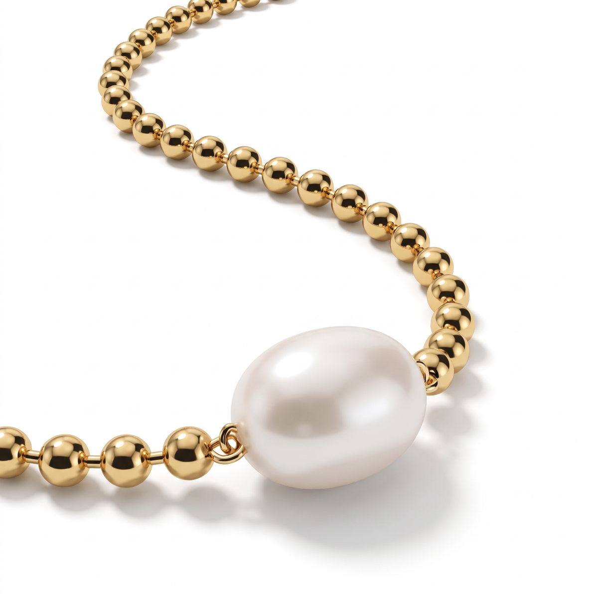 Golden Pearl Choker
