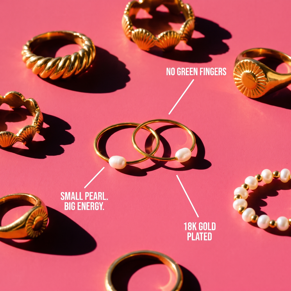Dainty Pearl Ring