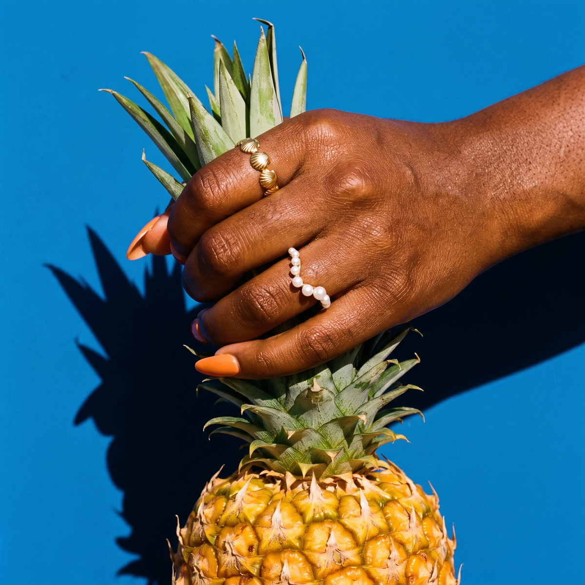 Pearl Curve Ring