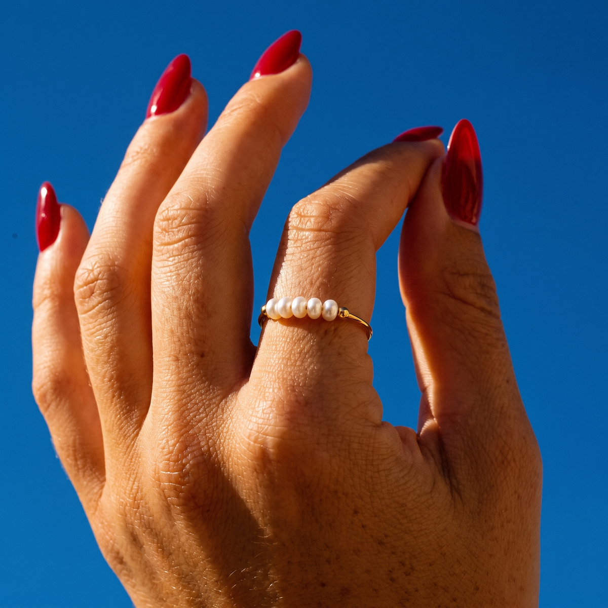 Pearl Stack Ring