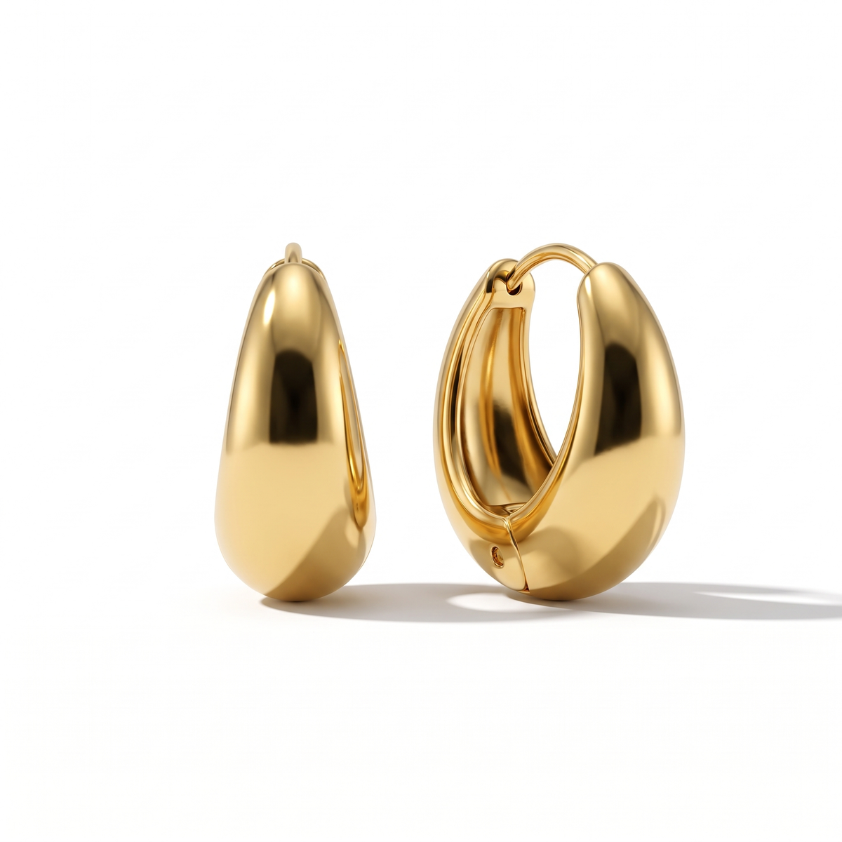 Puffy Drop Hoops