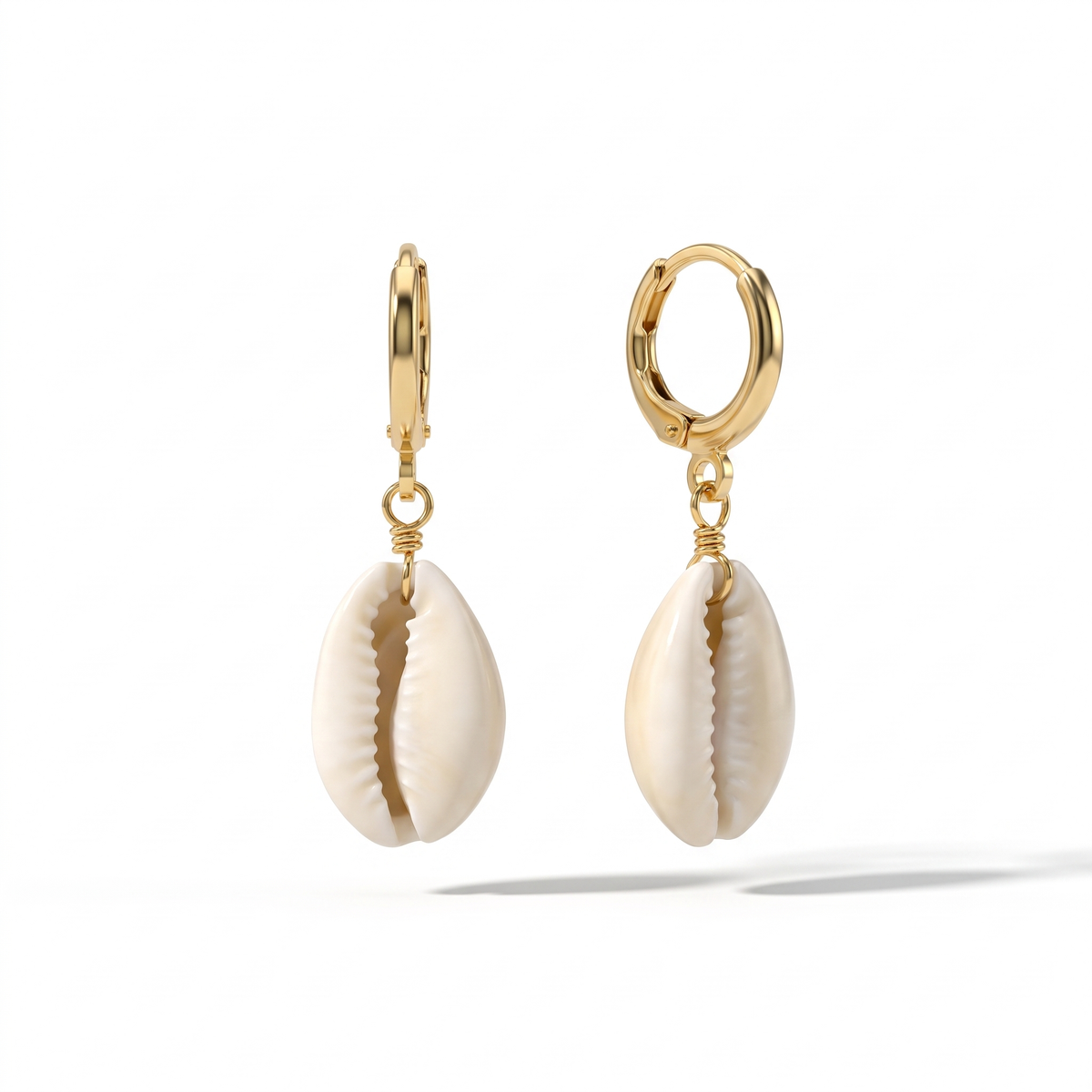 Ocean Cowrie Earrings