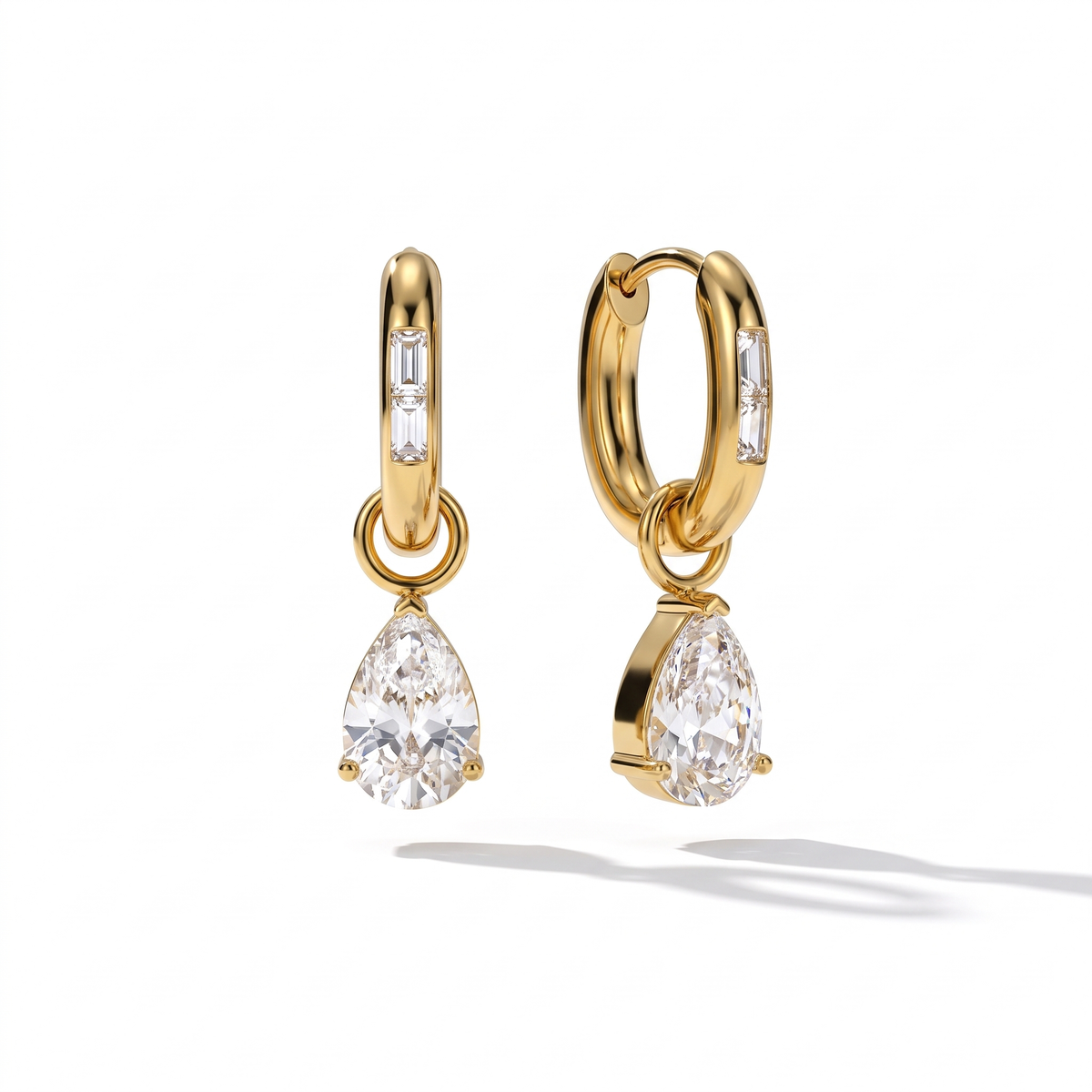 Teardrop Hoops